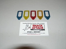 (5) CRANE NATIONAL SNACK  MACHINE 145, 147, 159, 167, 457 - COIL RETAINER CLIPS