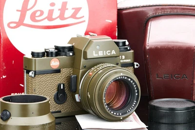Leica 1,4/50 Summilux I Safari Avec R3 Electrionic L683 W. Hood Boîtier CE11197 - Photo 1/4