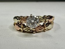 Lady's Diamond Wedding Set .30 CT. 10K Tri-color Gold 2.59g Size:4.5 CP7032229 