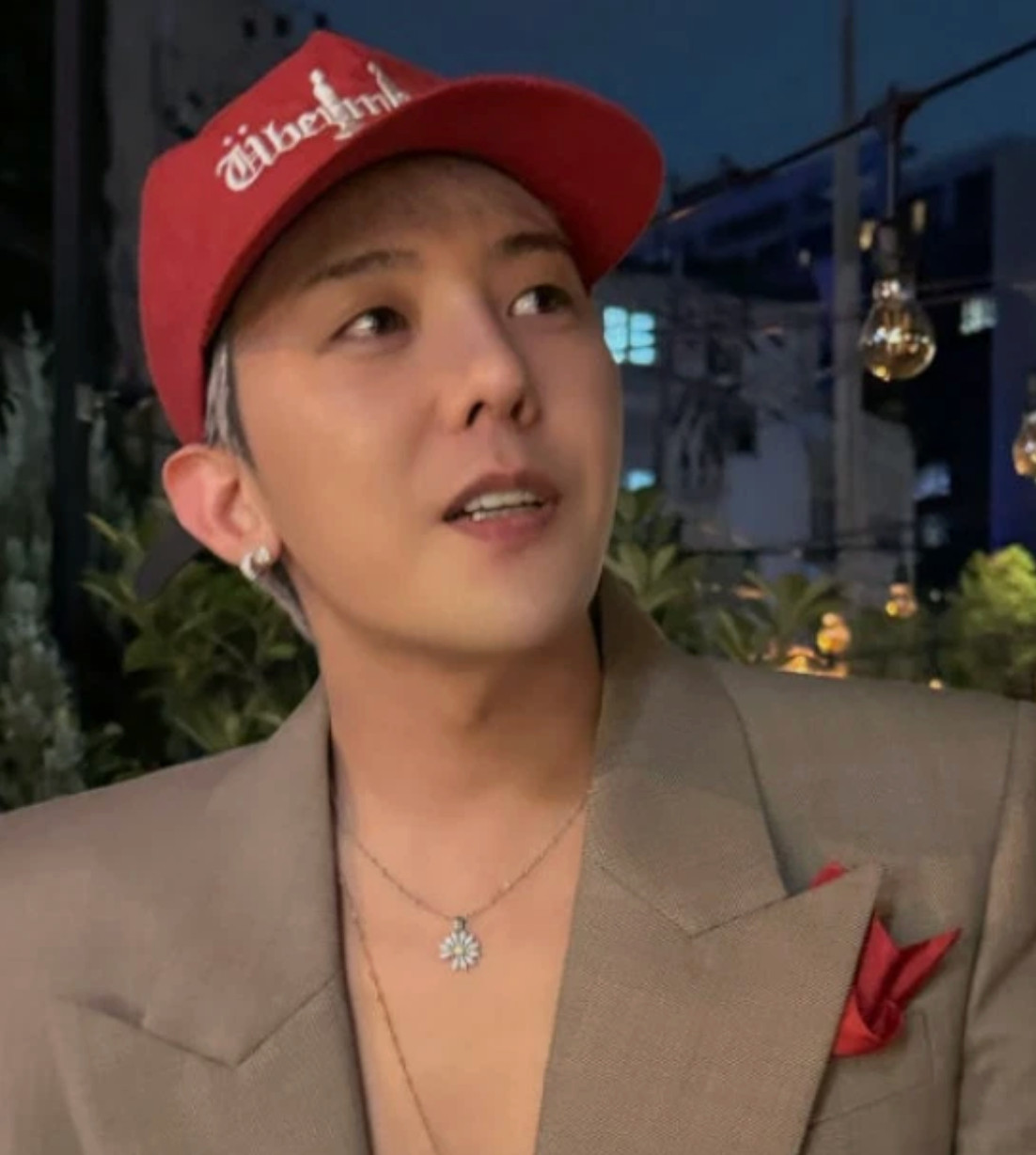 G-DRAGON Ubermensch Encore Concert Cap Snapback Burgundy Color_Rare_Tracking image 4
