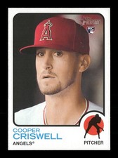 2022 Topps Heritage #594 Cooper Criswell Los Angeles Angels
