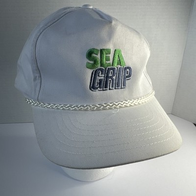 Sea Grip Vintage Style White Rope Snapback Hat Cap