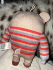 Fiesta Pirate Bear Plush Stuffed Animal Toy 8” Beige Striped Shirt NWOT — photo 2