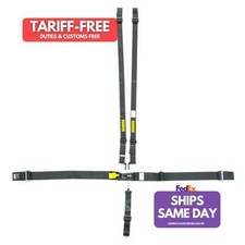 Schroth Sr 71050h Kit Black 5pt Harness System Sfi Latchlink Black Hans Perform