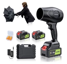 Electric Cordless Leaf Blower 300000RPM Handheld Leaf Blower 4.0Ah Battery