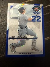 MAC HORVATH 2025 Panini Prospect Edition Cracked Ice Prizm Blue #32 297/299
