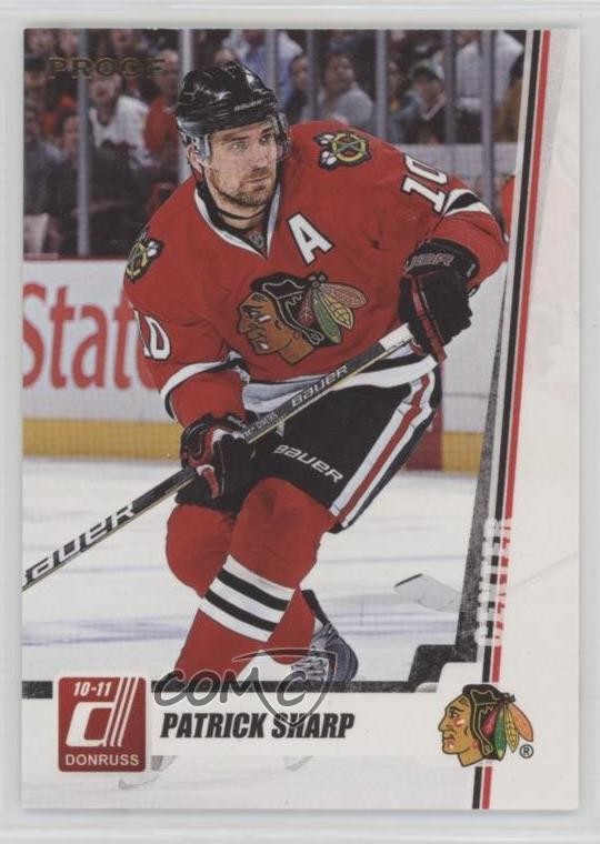 2010-11 Donruss Press Proofs 76/100 Patrick Sharp #127 0o5t