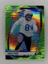 2024 Panini Prizm Green Pulsar Jared Verse RC #341 Rams