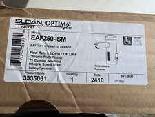 Two (2) Sloan Optima Plus Faucet M# EAF250-ISM Lightly Used