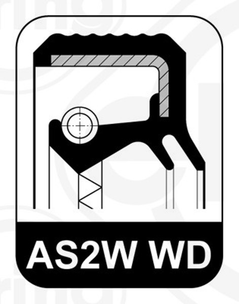 Wellendichtring Radnabe Elring 043.990 FüR Unimog MB Mercedes Trac-image