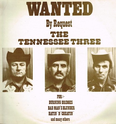 Tennessee Three Wanted By Request LP Vinyl UK Workshop 1981 in signierter Hülle