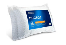 Nectar 2-Pack Cooling Down Alternative Microfiber Pillows, Standard/Queen Size