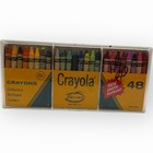 1960's Crayola Crayons Set of 48 with Case Toy Binney & Smith Used Vintage