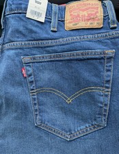 NWT Levis 569 Jeans Mens 38 x 32 Loose Straight Pants Denim Blue