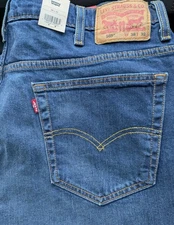 NWT! Levis 569 Jeans Mens 38 x 32 Loose Straight Pants Denim Blue 