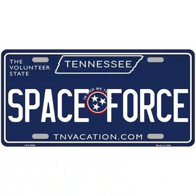 Space Force Tennessee 24'' X 12'' Large Metal Sign