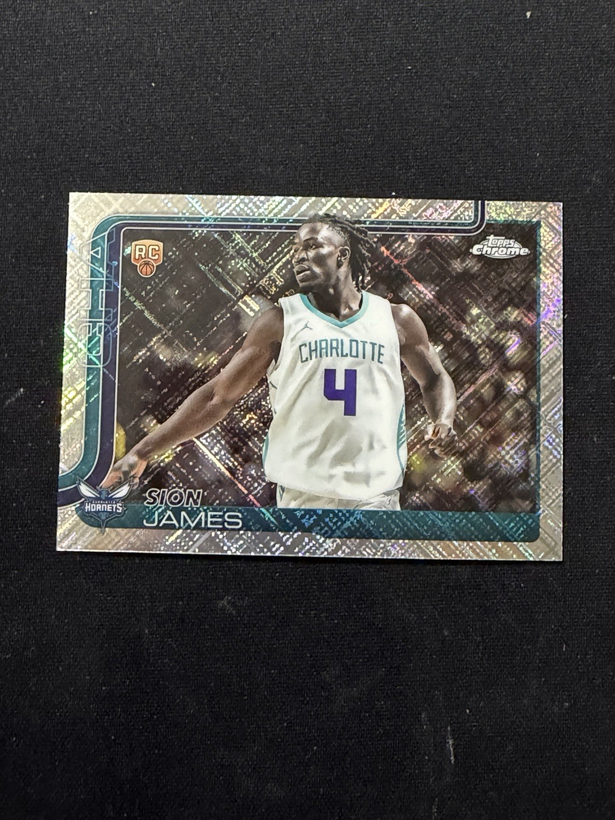 2025-26 Topps Chrome Sion James #283 Rookie Skylight Refractor Fanatics