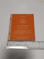 GREAT CONDITION Rare Vintage WW2 Japan. Phrase Book Restricted TM 1944 TM 30-611