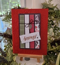 STAMPIN UP CARD KIT -BLESSINGS CARD KIT MAKES 4 #LL-60