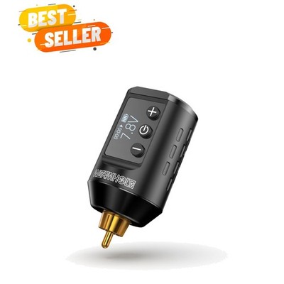 Lightweight Wireless Tattoo Battery Pack with Jumpstart & Dot Work Feature