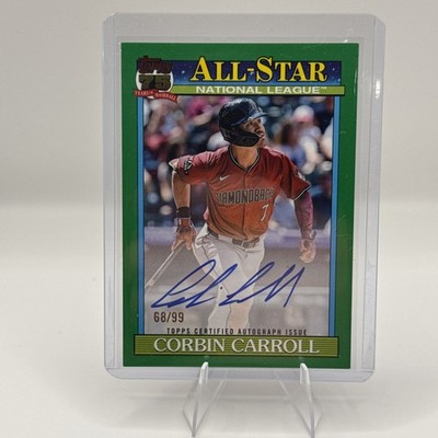 2026 Topps Baseball Series 2 Corbin Carroll Green Auto /99