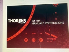 Thorens Td-104 User Manual Digital