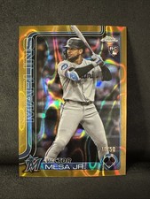 2025 Topps Chrome Update - Victor Mesa Jr. #USC4 Gold Lava Refractor /50 (RC)