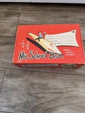 Vintage My School Box Red Pencil Box