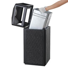 15 Gallon Commercial Outdoor Trash Can Large Site Lot Garbage Waste Container