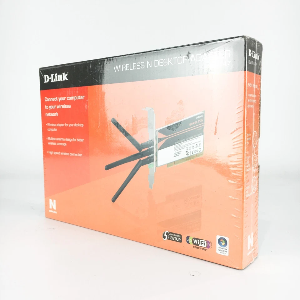 D-Link Wireless N PCI Adapter DWA-547 - High Speed Wireless Connection - Image 4 of 4