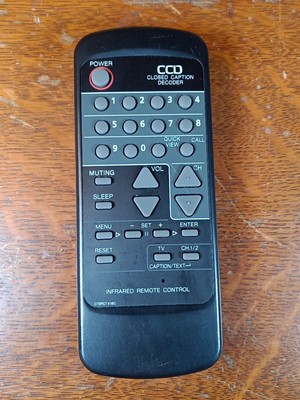 Orion / Sansui 076R074180 CCD Closed Caption Decoder Infrared Remote Control 
