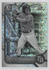 2022 Bowman Chrome Prospects Black & White Mini-Diamond Refractor Dru Baker 0d6g