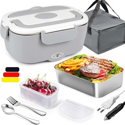 7-in-1 Elektrische Lunchbox Warmhalterbox Brotdosen Essenwärmer Thermobehälter