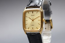 Orologio da uomo vintage 1991 quasi nuovo Seiko Spirit 5E31-5B50 Gold Tank...