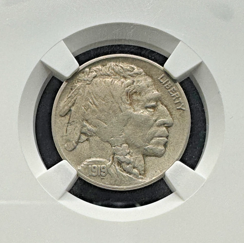 1919-D BUFFALO NICKEL NGC XF45 11XDB25 - Image 2 of 4