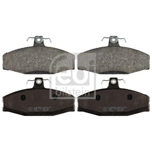 Kit de plaquettes de frein Febi Bilstein 16386 anti-bruit pour disques VW