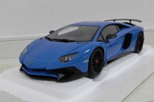 Autoart 1/18 Lamborghini Aventador LP750-4 SV Blue Collectables 17+