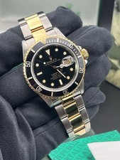 Rolex Submariner Watch  16803 Black 1987 40mm Serviced (1087)