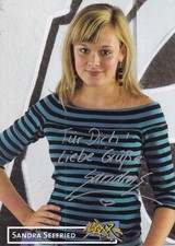 Autograf - Sandra Seefried (Fabrixx)