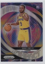 2024-25 Panini Prizm Instant Impact Silver Prizm Bronny James Jr #7 1mo2