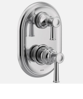 #ad #ad Moen UT3322 Belfield M CORE 3 Series 2 Handle Transfer Valve Trim Chrome $95.99