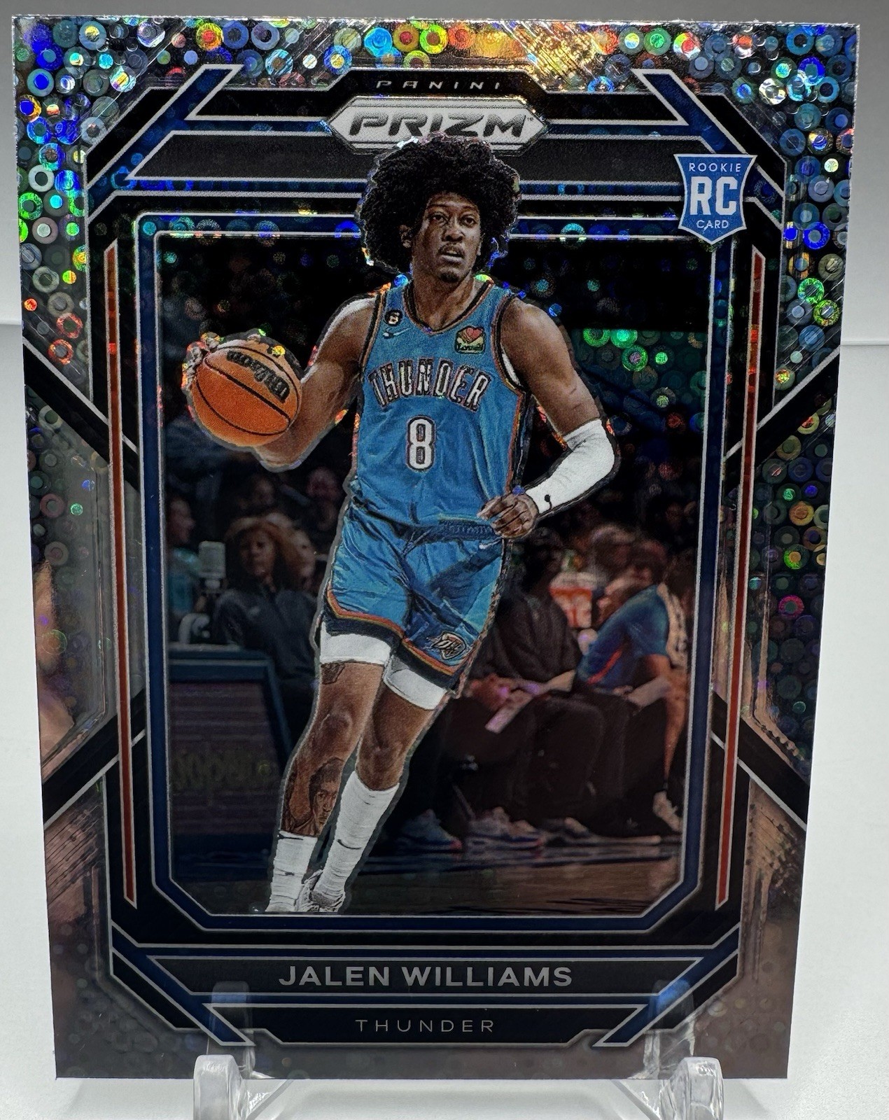 2022 Panini Prizm Jalen Williams Fast Break Disco #246 RC Rookie Card Thunder