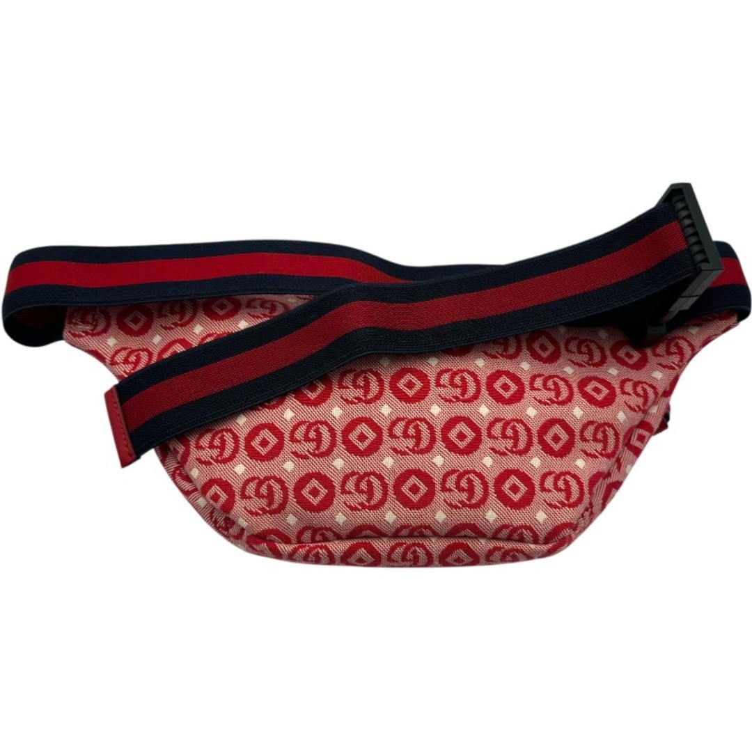 GUCCI Children Star Logo Canvas Waist Pouch Red Used Women's Bag thumbnail 2
