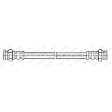 FERODO Bremsschlauch für Fiat 500 312_ 1.2 0.9 1.4 312 169 1.1 Ford KA RU8 1.3