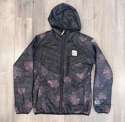 Picture Expedition Line Women's Floral Quilted Hooded Black Jacket M
