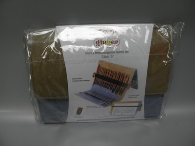 KNITPRO GINGER GRANDE INTERCHANGEABLE NEEDLE SET 5'' - 13 PAIR OF NEEDLES NORMAL