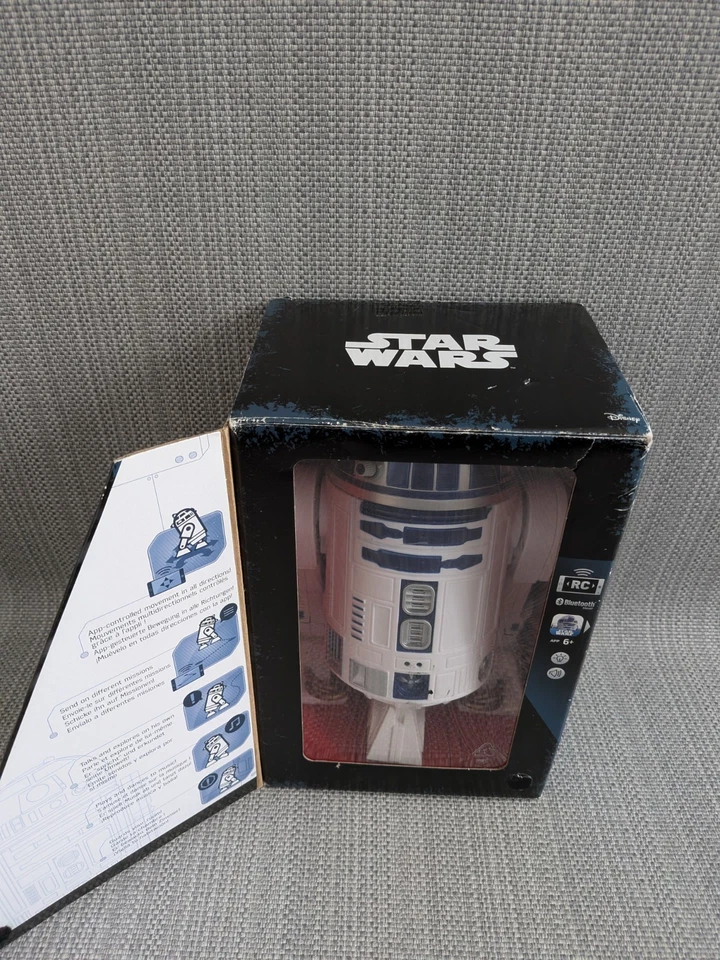 Star Wars R2-D2 Smart App Intelligent RC Bluetooth Artoo Hasbro with Box - Image 2 of 3
