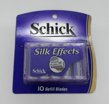 1 Pack of 10 Razor Blades Schick Silk Effect ...