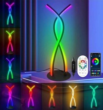 LED Bedside Table Lamp Colour Changing With Remote Control Bluetooth App