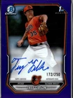 Trey Gibson 2026 Bowman Chrome 1st Auto Autograph RC 172/250 Baltimore Orioles